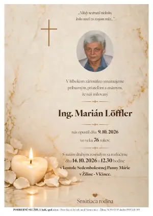 Opustili nás 6 - pohrebné služby LAuK