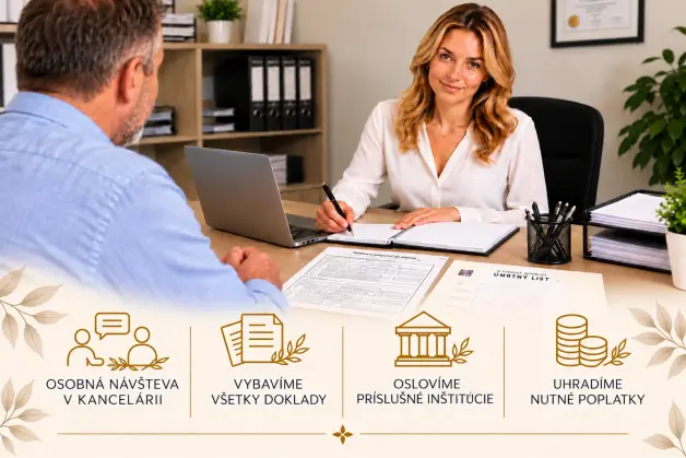 Administratívne služby - pohrebné služby LAuK