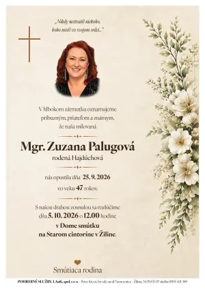 Opustili nás 5 - pohrebné služby LAuK