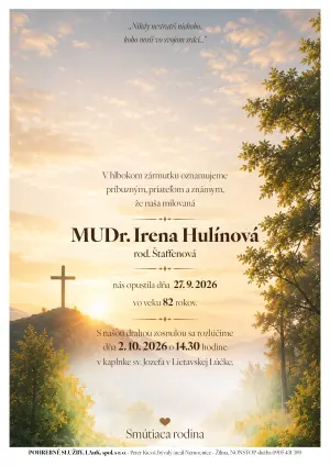 Opustili nás 2 - pohrebné služby LAuK
