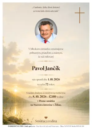 Opustili nás 7 - pohrebné služby LAuK