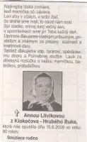 Poďakovanie 331 - pohrebné služby LAuK