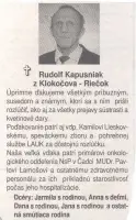 Poďakovanie 330 - pohrebné služby LAuK