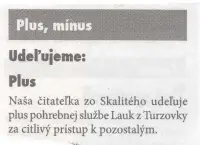 Poďakovanie 321 - pohrebné služby LAuK