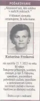 Poďakovanie 301 - pohrebné služby LAuK