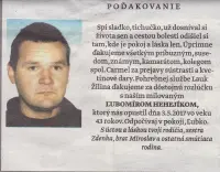 Poďakovanie 263 - pohrebné služby LAuK
