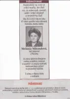 Poďakovanie 260 - pohrebné služby LAuK