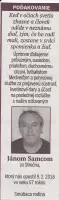 Poďakovanie 242 - pohrebné služby LAuK