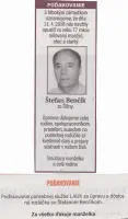 Poďakovanie 238 - pohrebné služby LAuK