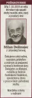 Poďakovanie 203 - pohrebné služby LAuK