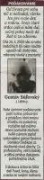 Poďakovanie 181 - pohrebné služby LAuK