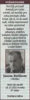 Poďakovanie 132 - pohrebné služby LAuK