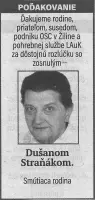 Poďakovanie 88 - pohrebné služby LAuK
