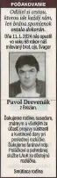 Poďakovanie 69 - pohrebné služby LAuK