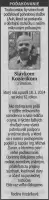 Poďakovanie 64 - pohrebné služby LAuK