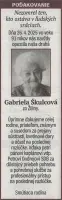 Poďakovanie 34 - pohrebné služby LAuK