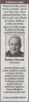 Poďakovanie 19 - pohrebné služby LAuK