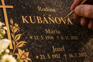 Zlatenie a gravírovanie 2 - pohrebné služby LAuK