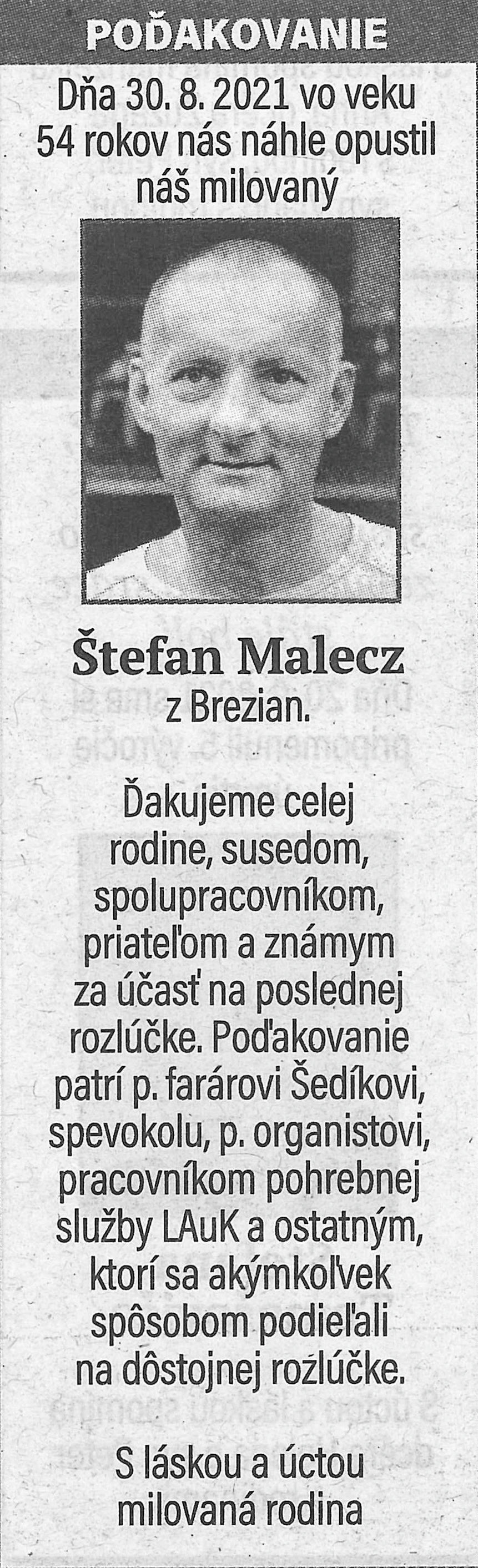 Poďakovanie 135 - pohrebné služby LAuK
