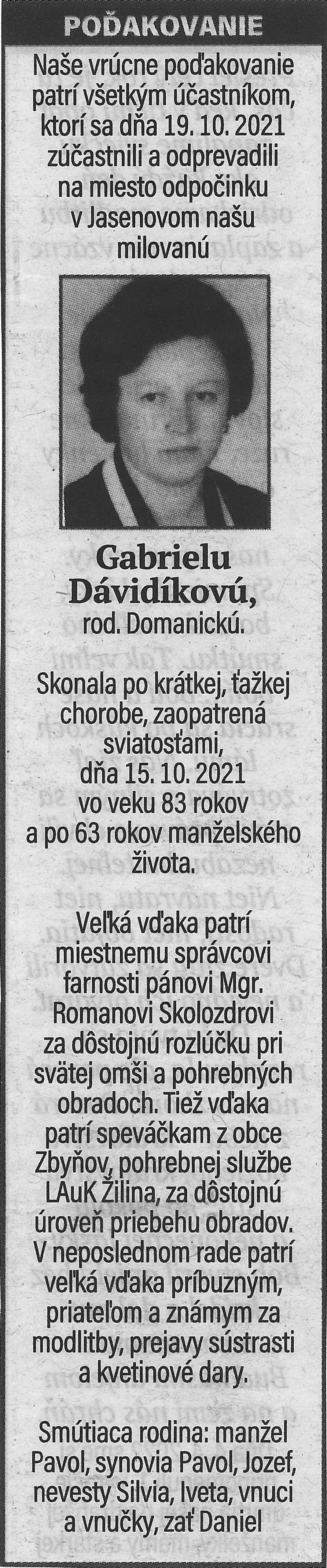 Poďakovanie 115 - pohrebné služby LAuK