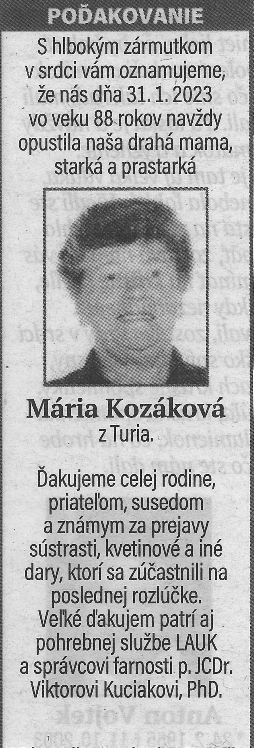 Poďakovanie 97 - pohrebné služby LAuK